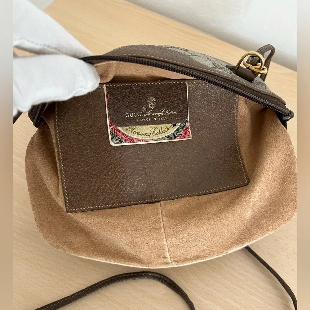 Gucci GG Supreme Ophidia Crossbody Clutch Vintage EUC Circa 1980 - Picture 15 of 17